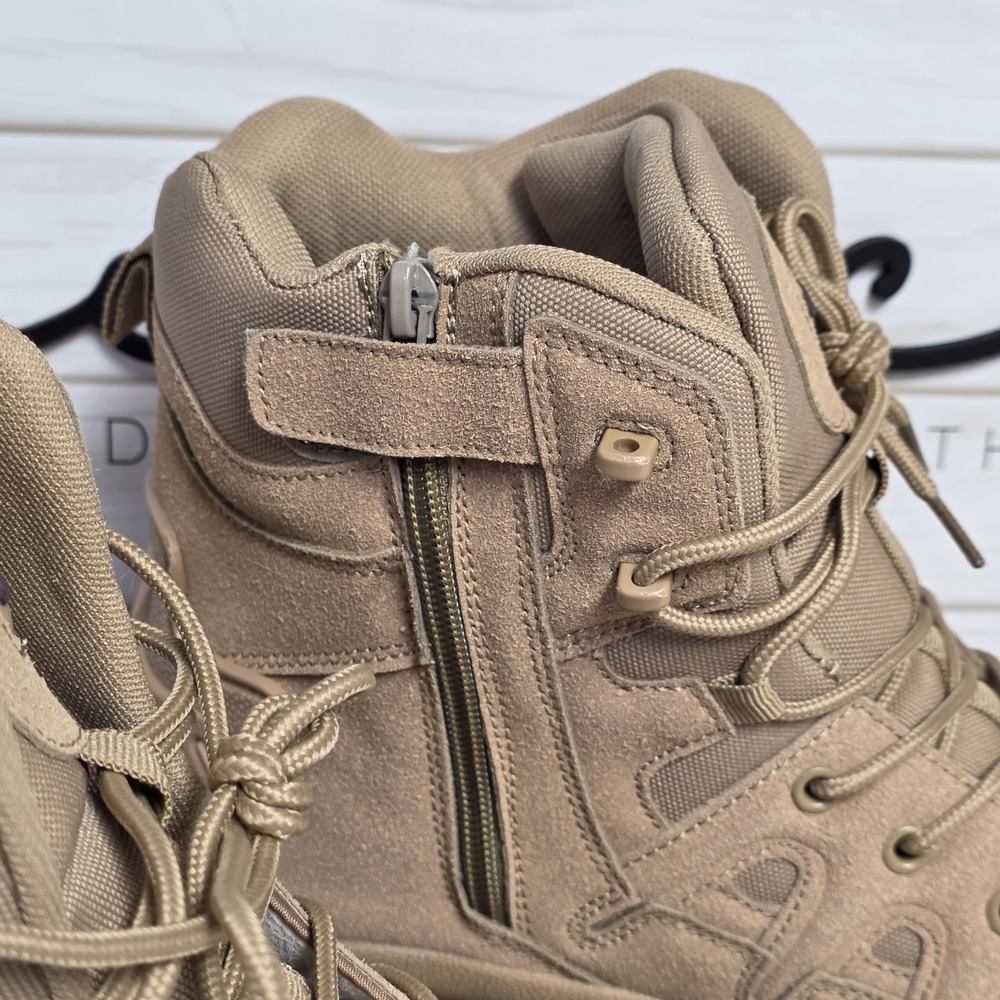 Unzhuo Make 5.11 Tactical Boots Mens 12 Beige Leather Lace Up Ankle Outdoor 46 - Picture 12 of 16